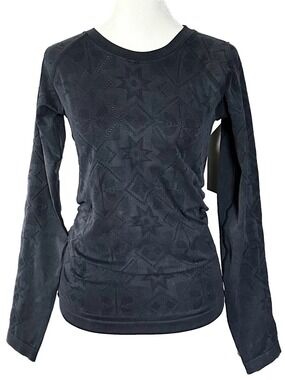 Calia by Carrie Underwood Seamless Lasercut Geometric Pattern Active Top Medium